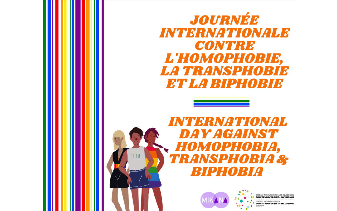 International Day Against Homophobia, Transphobia and Biphobia.